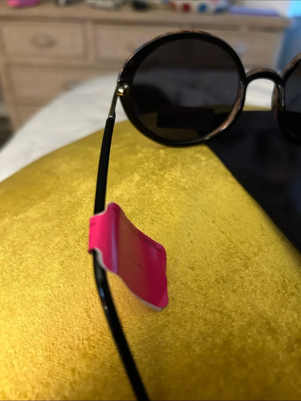 Betsey Johnson Tortoiseshell Round Women’s Sunglasses